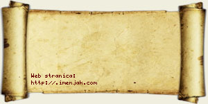 Kristina Dakić vizit kartica